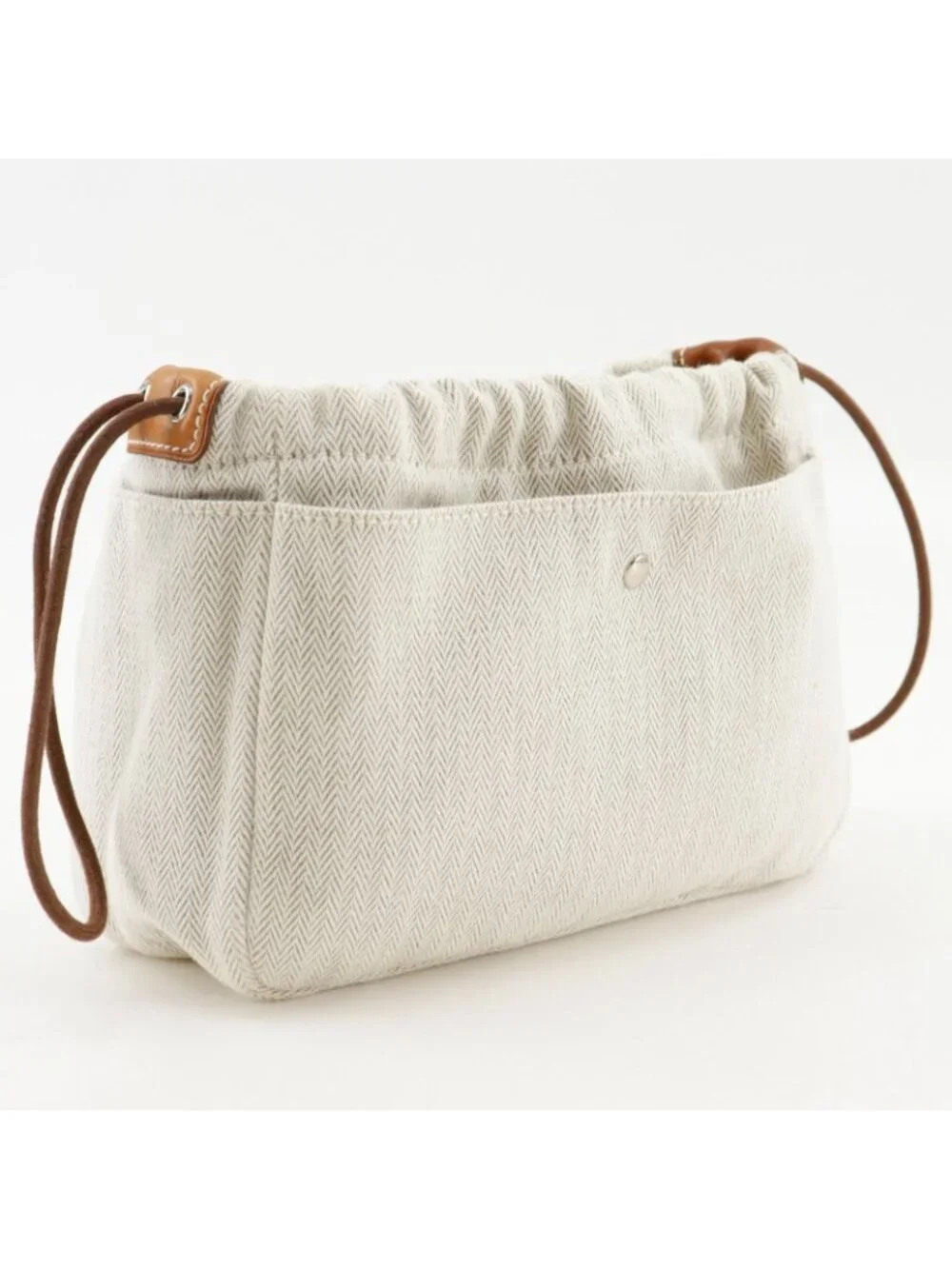 Hermes Full Ruby 20 in Toilet Blanc Beige Pouch
